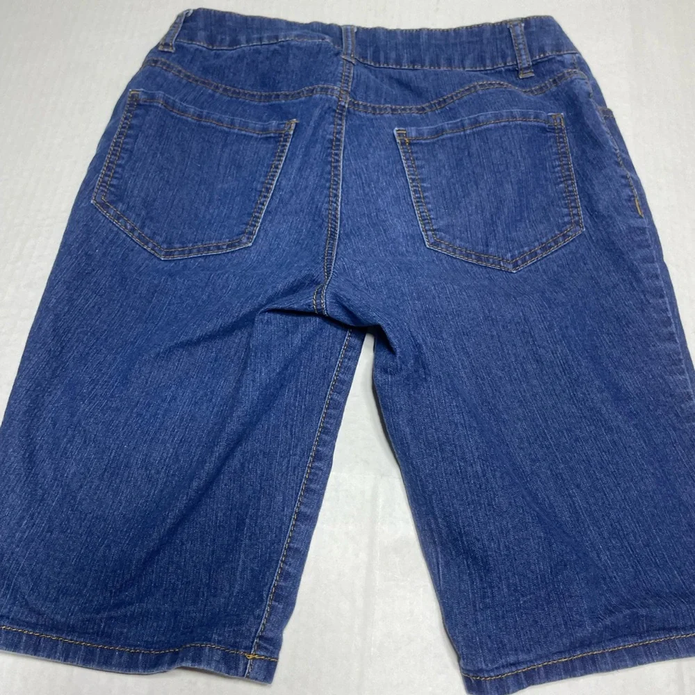 WOMENS FADED GLORY‎ JEANS BERMUDA DENIM JEANS SHORTS SIZE 4